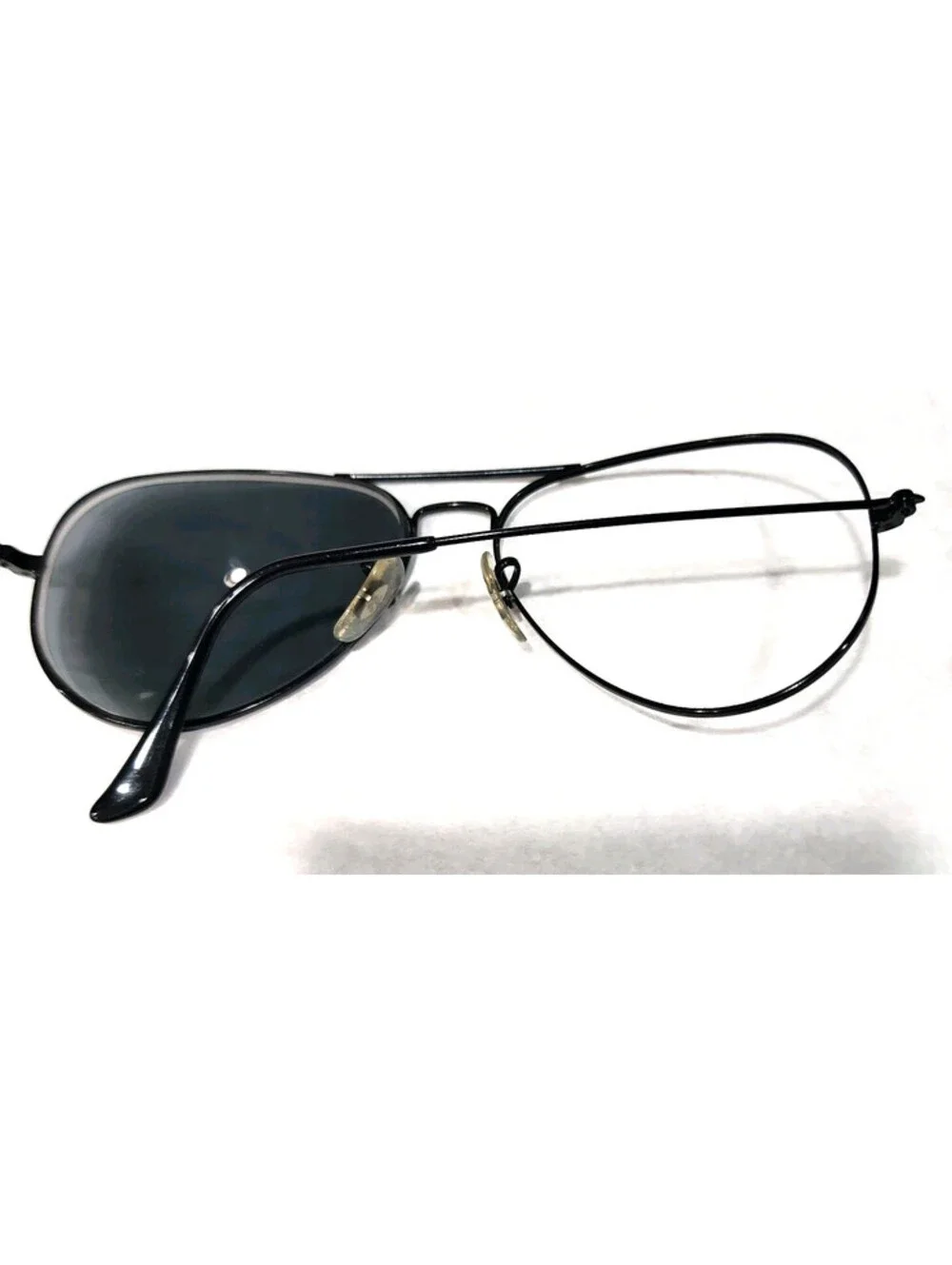 Ray Ban RB3025 L2823 No Lenses Aviator Black Sunglasses Frame 58-14 Italy